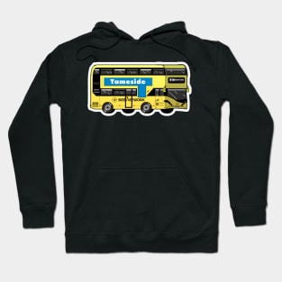 Tameside Transport for Greater Manchester (TfGM) Bee Network yellow bus Hoodie